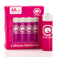 Q-Nomic lithium 1,5 V AA batterijen 4 stuks AA FR6 AQN00003