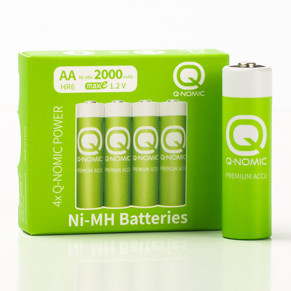 Q-Nomic oplaadbare AA HR6 batterij (4 stuks) AQN00002 - 1