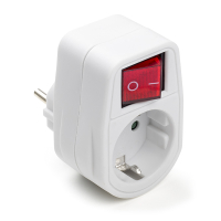 Q-link verloopstekker (Schakelaar, 16 A, Geaard, Wit) K180102024