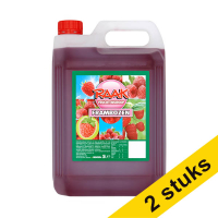Aanbieding: 2x Raak limonadesiroop framboos (5000 ml)
