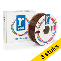 Aanbieding: 3x REAL filament bruin 1,75 mm PLA 1 kg