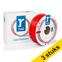 Aanbieding: 3x REAL filament rood 1,75 mm PETG 1 kg