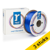 Aanbieding: 3x REAL filament transparant blauw 1,75 mm PETG 1 kg 135624 - 1