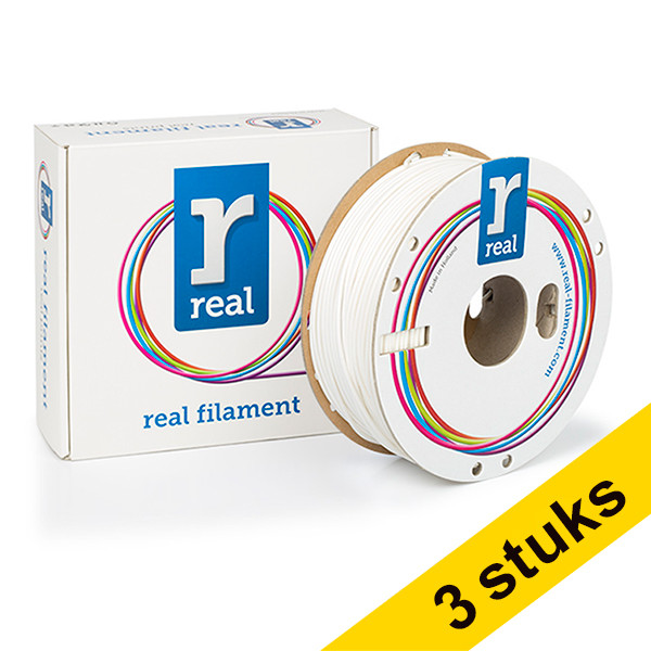 Aanbieding: 3x REAL filament wit 2,85 mm PLA 1 kg 135629 - 1