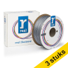 Aanbieding: 3x REAL filament zilver 1,75 mm PLA 1 kg 135630 - 1