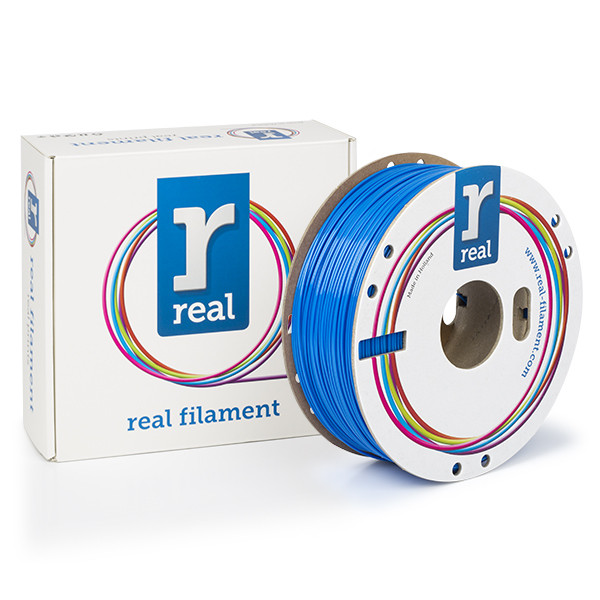 REAL filament blauw 1,75 mm PETG 1 kg DFP02223 REAL filament blauw 1,75 mm PETG 1 kg DFP02223 - 1