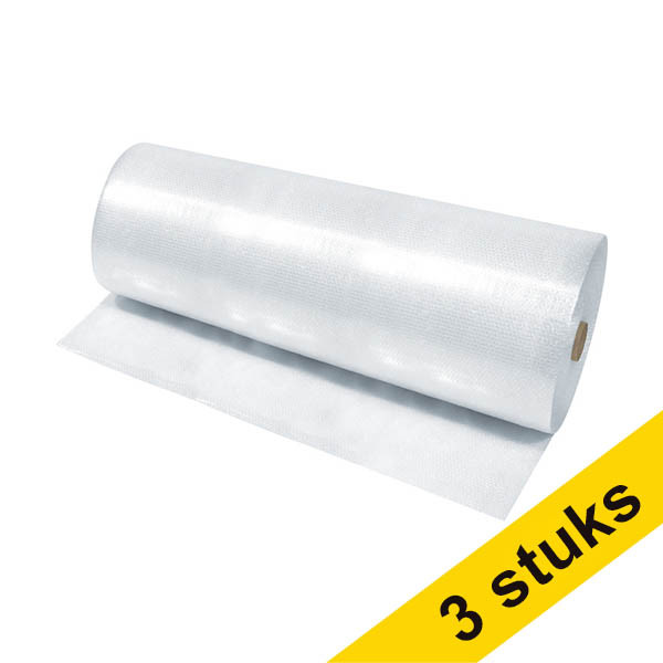Aanbieding: 3x Raadhuis luchtkussenfolie transparant (150 cm x 50 m) 209019 - 1