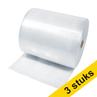 Aanbieding: 3x Raadhuis luchtkussenfolie transparant (75 cm x 100 m) 209013