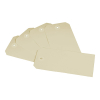Raadhuis labels met ophangoog 55 x 110 mm chamois (250 stuks) 209349 - 1