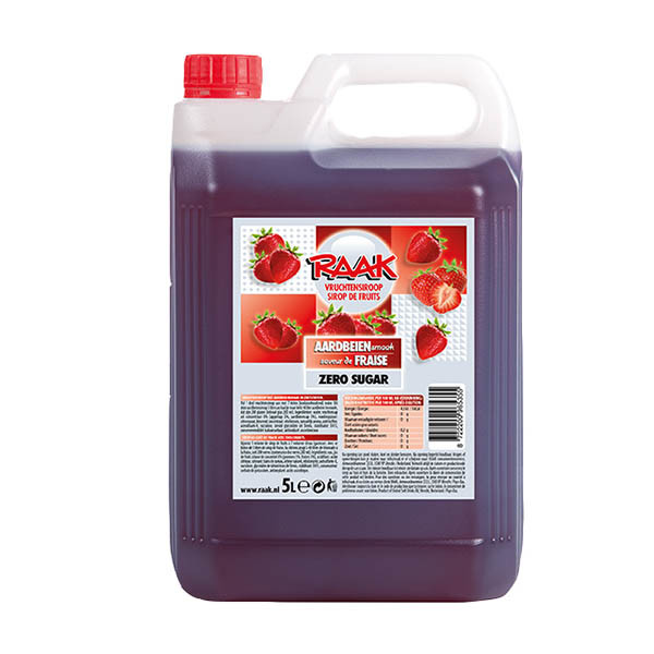 Raak limonadesiroop aardbei (5000 ml) 423396 - 1