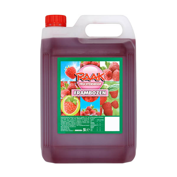 Raak limonadesiroop framboos (5000 ml) 423397 - 1
