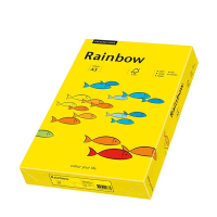 Rainbow gekleurd papier geel 120 grams A3 (5 pakken van 250 vel) 298361