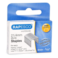Rapesco 21/4 nietjes gegalvaniseerd (2000 stuks) 1367 202096