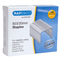 Rapesco 23/20 nietjes gegalvaniseerd (1000 stuks) 1241 226820