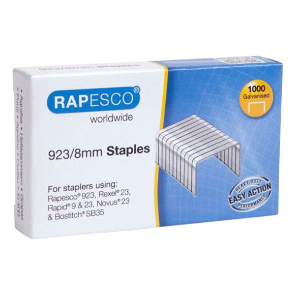 Rapesco 23/8 nietjes gegalvaniseerd (1000 stuks) 1236 226815 - 1