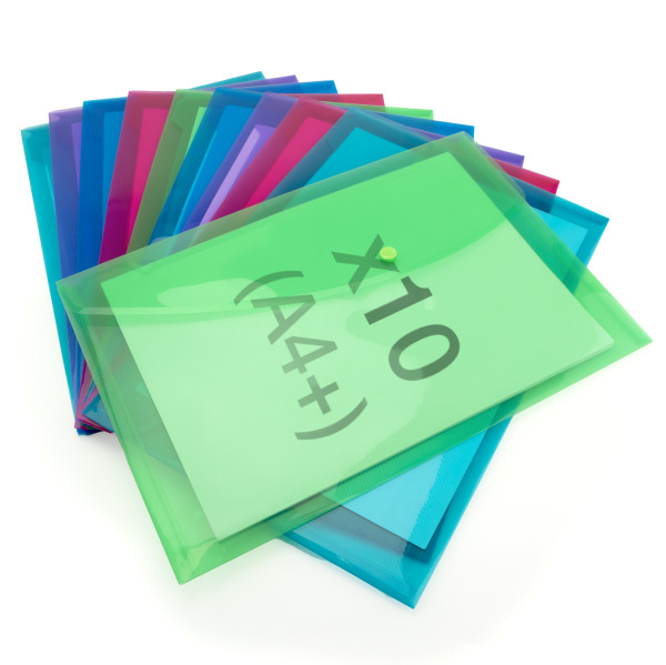 Rapesco ECO documentenvelop A4 assortiment (10 stuks) 221670 - 1