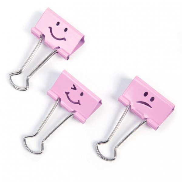 Rapesco Emoji papierklem 19 mm candy pink (20 stuks) 1349 226804 - 1