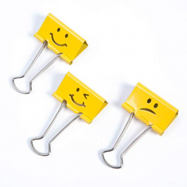 Rapesco Emoji papierklem 32 mm bright yellow (20 stuks) 1354 226809 - 1