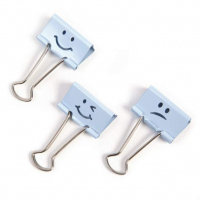Rapesco Emoji papierklem 32 mm powder blue (20 stuks) 1353 226808