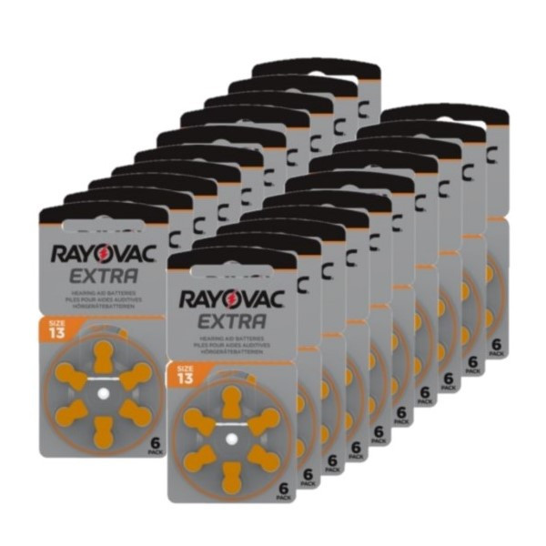Rayovac Extra Advanced 13 / PR48 / batterij oranje voordeelpak 120 stuks ARA00132 - 1