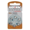 Rayovac extra advanced 312 gehoorapparaat batterij 6 stuks (bruin)