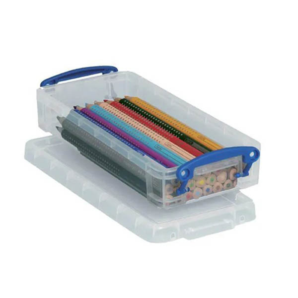 Storagebox Really Useful 0,55L 220x100x40 transparant 299350 - 1
