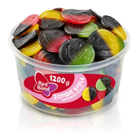 Red Band Dropfruit Smiles grootverpakking (100 stuks) 422824