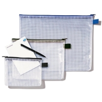 Rexel Mesh-etui transparant/blauw (A5) 1300256 208086