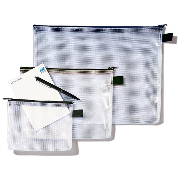 Rexel Mesh-etui transparant/zwart (A4) 1300260 208085 - 1