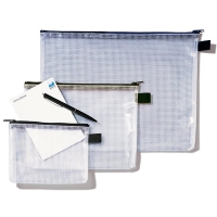 Rexel Mesh-etui transparant/zwart (A4) 1300260 208085