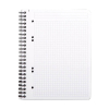 Rhodia Greenbook spiraalblok A5+ 90 g/m² 80 vellen geruit 5 mm zwart 404700 - 1