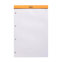 Rhodia cursusblok A4+ gelijnd 80 g/m² 80 vellen 404558