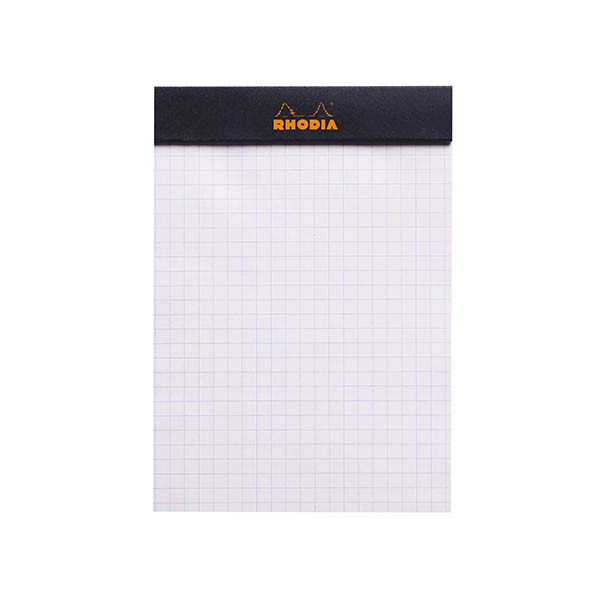 Rhodia cursusblok A6 geruit 5 mm 80 g/m² 80 vellen (zwarte cover) 404555 - 1