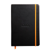 Rhodia gebonden boek A5 gelijnd 80 vellen zwart 404699 - 1