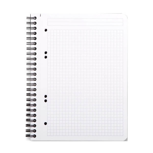 Rhodia spiraalschrift A5+ 90 g/m² 80 vellen geruit 5 mm zwart 404579 - 1