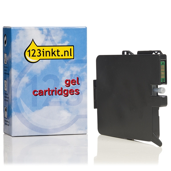 Ricoh GC-31K gel inktcartridge zwart (123inkt huismerk) 405688C 073945 - 1