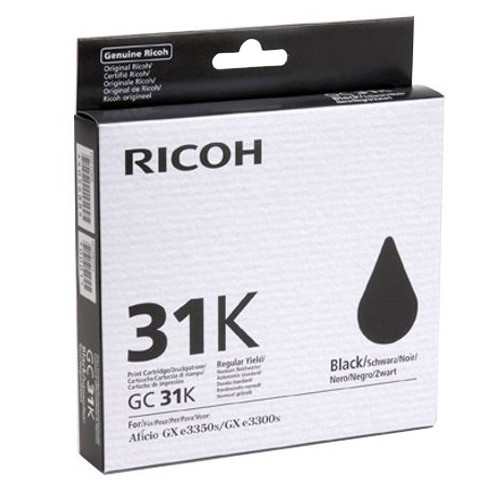 Ricoh GC-31K gelcartridge zwart (origineel) 405688 073944 - 1
