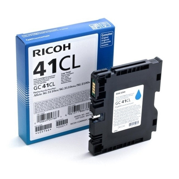 Ricoh GC-41CL gelcartridge cyaan (origineel) 405766 073800 - 1