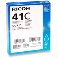 Ricoh GC-41C gelcartridge cyaan hoge capaciteit (origineel) 405762 073792