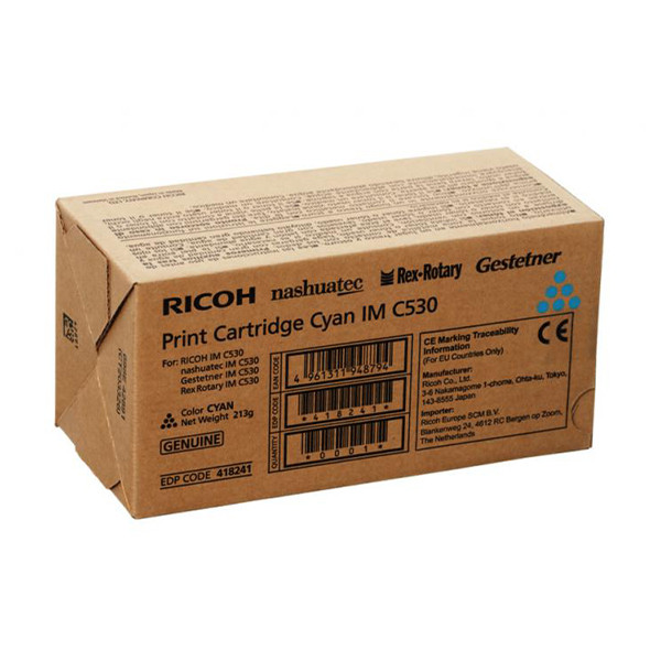 Ricoh IM C530 toner cyaan (origineel) 418241 602390 - 1