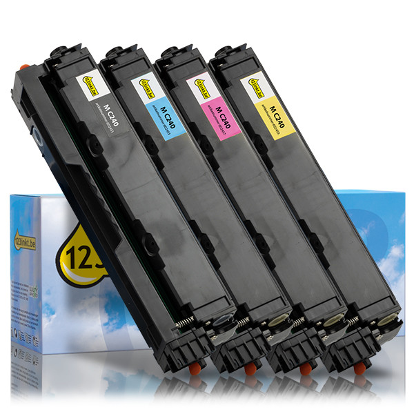Ricoh M C240 aanbieding: zwart + 3 kleuren (123inkt huismerk) 125365 - 1