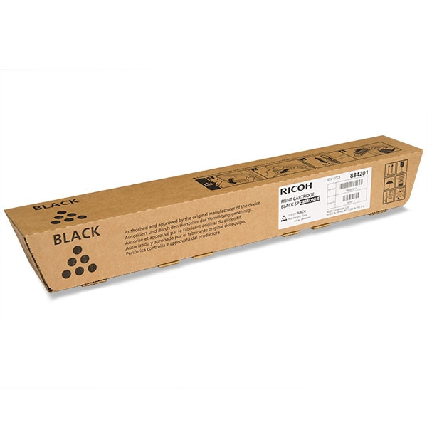 Ricoh SP-C811DN toner zwart (origineel) 820001 821217 884201 884205 074854 - 1