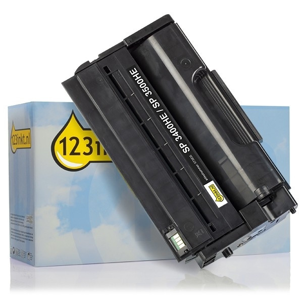 Ricoh SP 3400HE / SP 3500HE toner zwart hoge capaciteit (123inkt huismerk) 406522C 407648C 073935 - 1