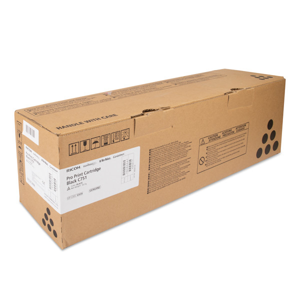 Ricoh type C751 toner zwart (origineel) 828209 073742 - 1