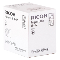 Ricoh type JP12 inkt zwart 1 stuk (origineel) 817104 074729