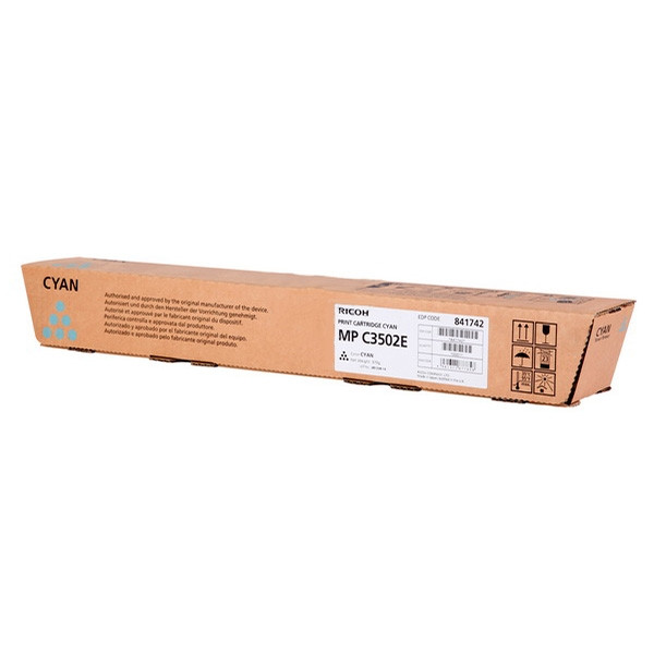 Ricoh type MP C3502E toner cyaan (origineel) 841654 841742 842019 073826 - 1