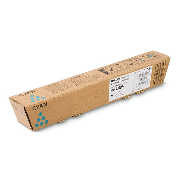 Ricoh type MP C406 toner cyaan (origineel) 842096 067052 - 1