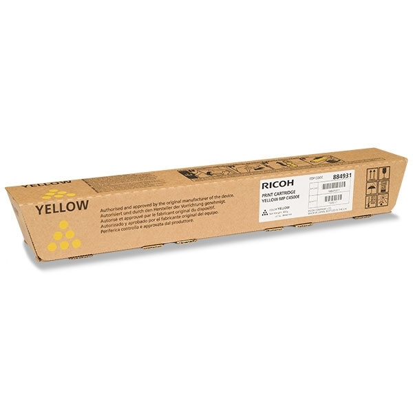 Ricoh type MP C4500E toner geel (origineel) 842035 888609 074852 - 1