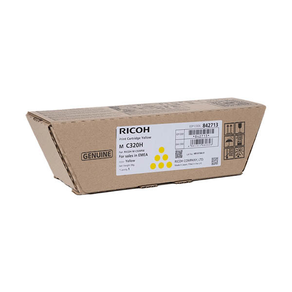 Ricoh type M C320H toner geel (origineel) 602558 - 1
