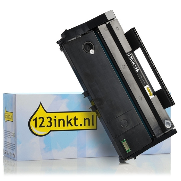 Ricoh type SP-100LE toner zwart (123inkt huismerk) 407166C 073631 - 1